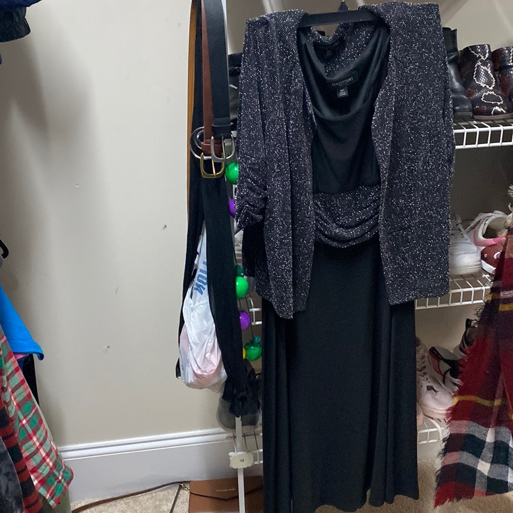 Black evening dress